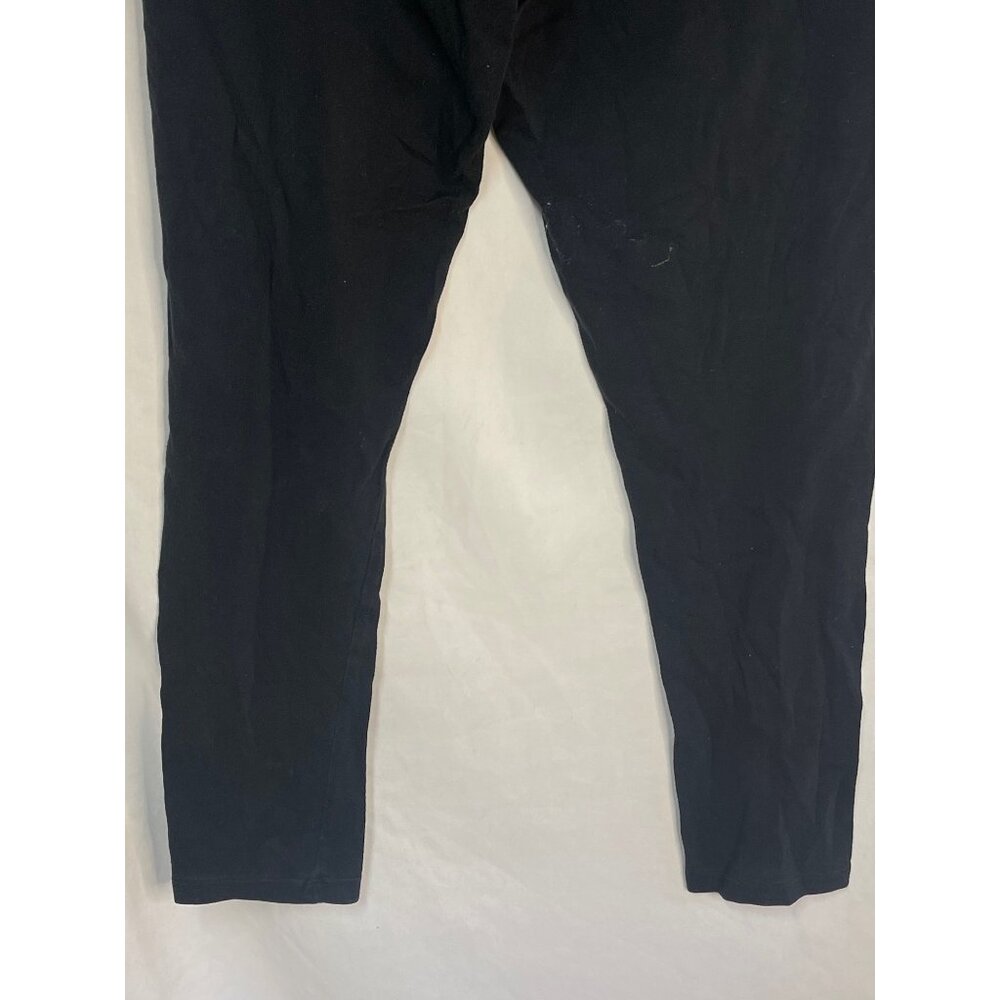 Mossimo Women's medium 3/4 length stretch pants black waist 30" rise 8.5" READ - Picture 4 of 5